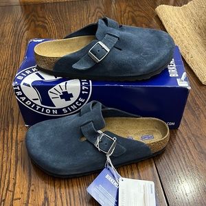 New Birkenstock Boston bs night dark blue size 7